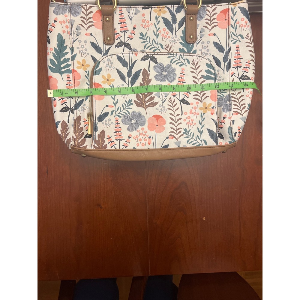Relic floral purse‎ bag brown handle tote - Picture 11 of 12